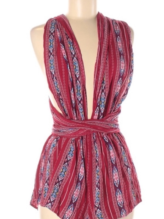 One Way Dresses & Skirts - One Way Tribal/Boho Design Criss-cross Wrap Around Romper